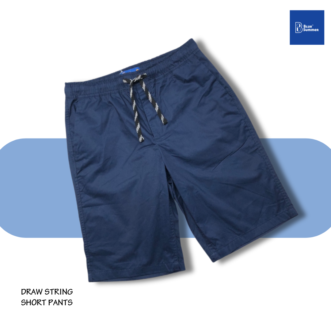 Cotton Short Pants : Draw String